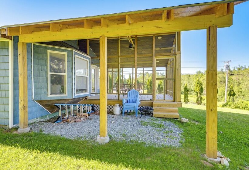 Bayfront Steuben Home W/ Screened Porch & Fire Pit