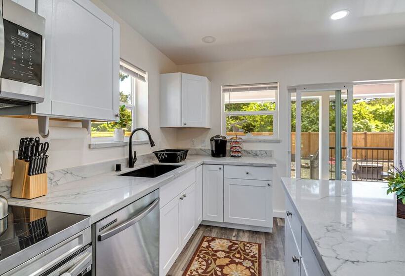 Charming Westport Abode W/ Hot Tub, Deck & Yard!