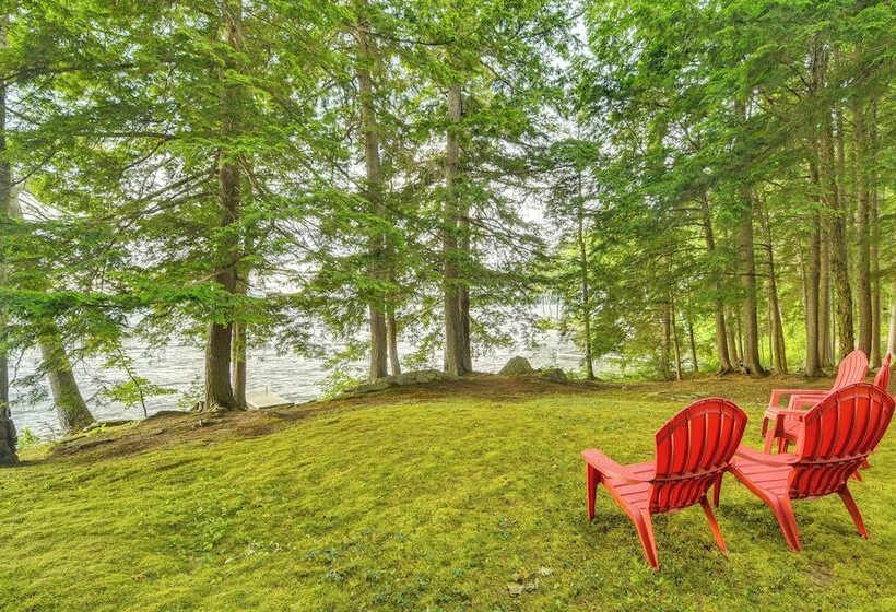 Private Dock On Messalonskee Lake: Cozy Cottage!