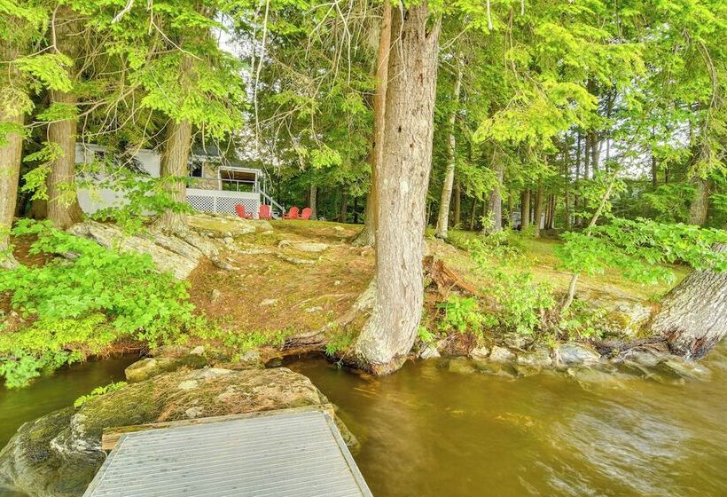 Private Dock On Messalonskee Lake: Cozy Cottage!