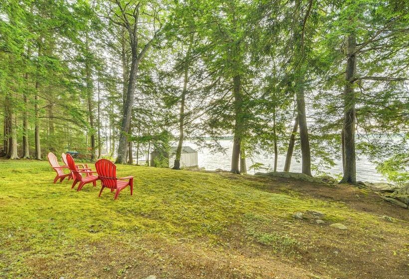 Private Dock On Messalonskee Lake: Cozy Cottage!