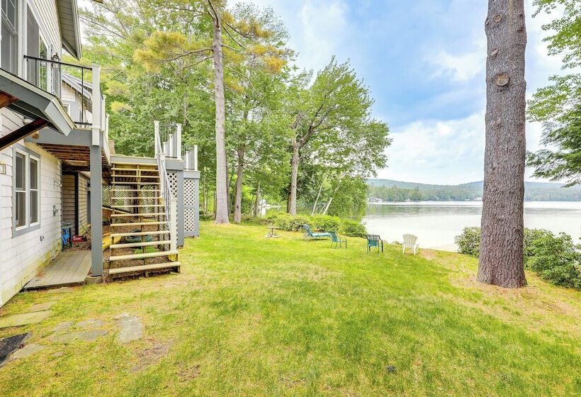 Lakefront New London Retreat W/ Dock & Hot Tub!
