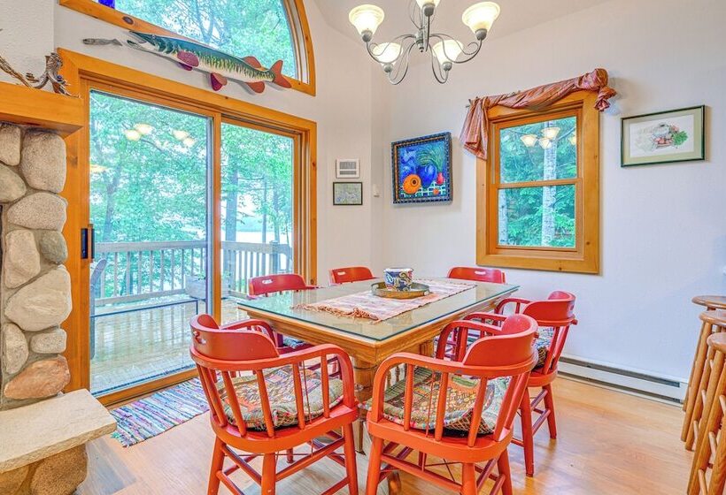 Peaceful White Sand Lake House W/ Dock & Deck!