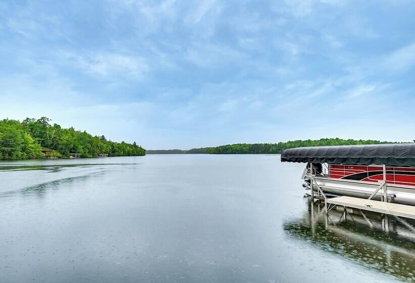 Peaceful White Sand Lake House W/ Dock & Deck!