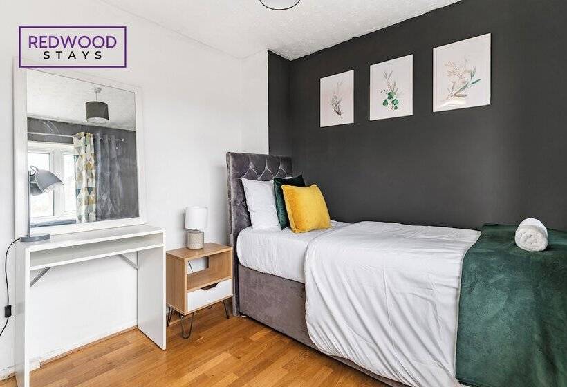 膳宿费 Kingston Road House By Redwood Stays