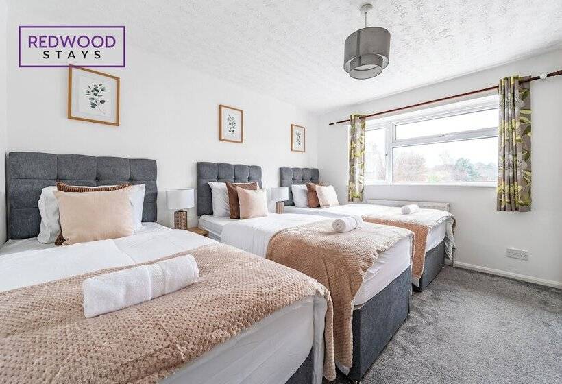 膳宿费 Kingston Road House By Redwood Stays