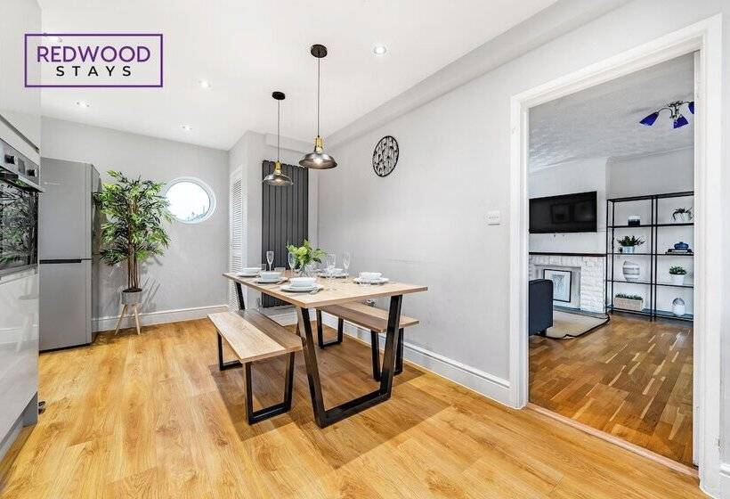 膳宿费 Kingston Road House By Redwood Stays