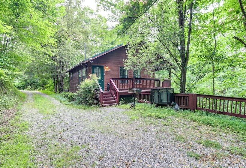 Secluded Cabin W/ Hot Tub   9 Mi To Dollywood!