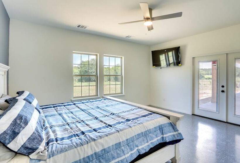 Sleek Jacksboro Home W/ Fireplace + Patio!