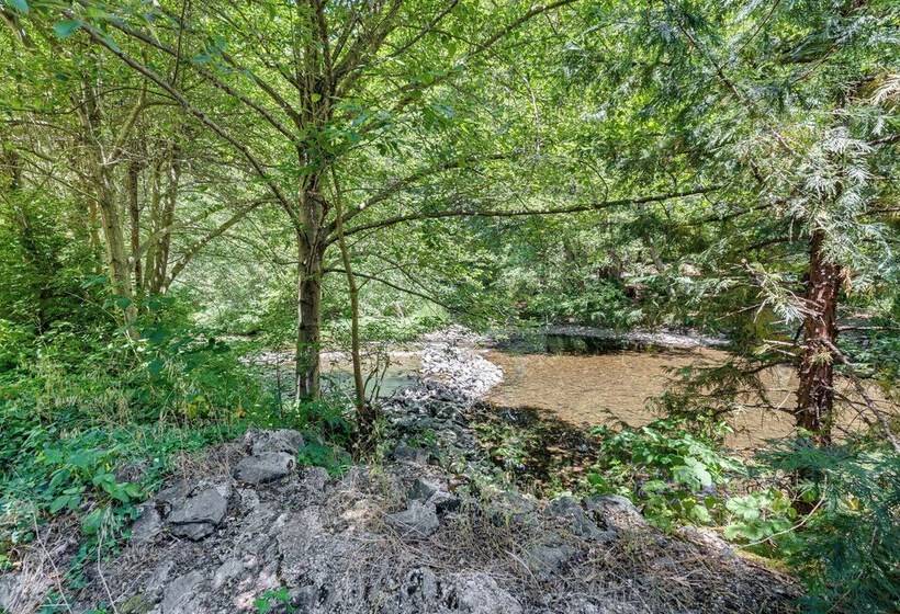 Spacious Riverfront Wilseyville Home W/ Deck!