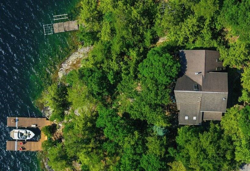 Waterfront Lake George Lodge W/ Boat Dock & Lift!