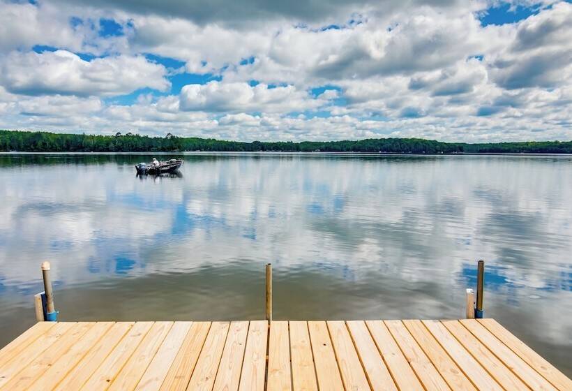 Waterfront Wisconsin Cabin: Private Dock, Grill