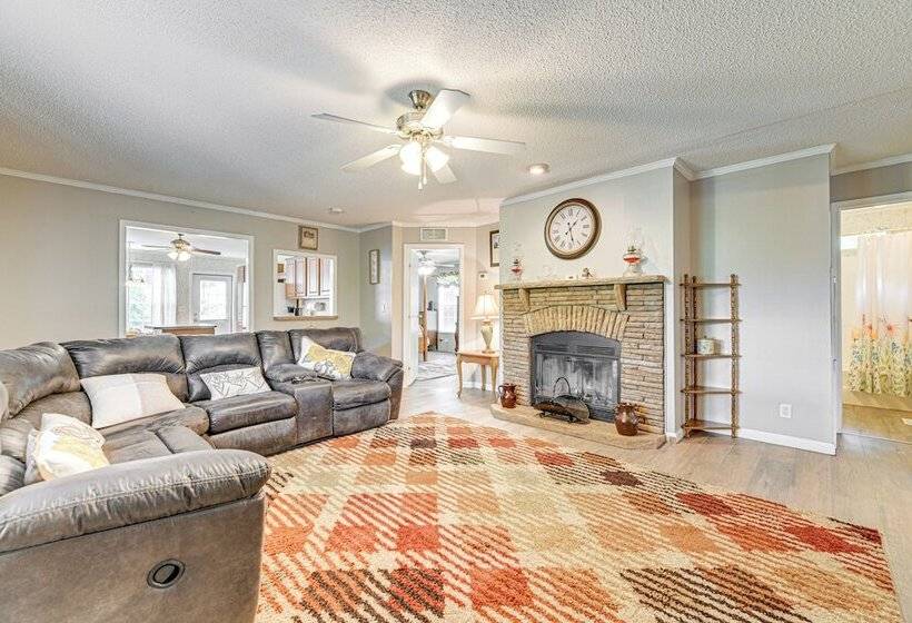 Large Yard + Fire Pit: Hot Springs Home