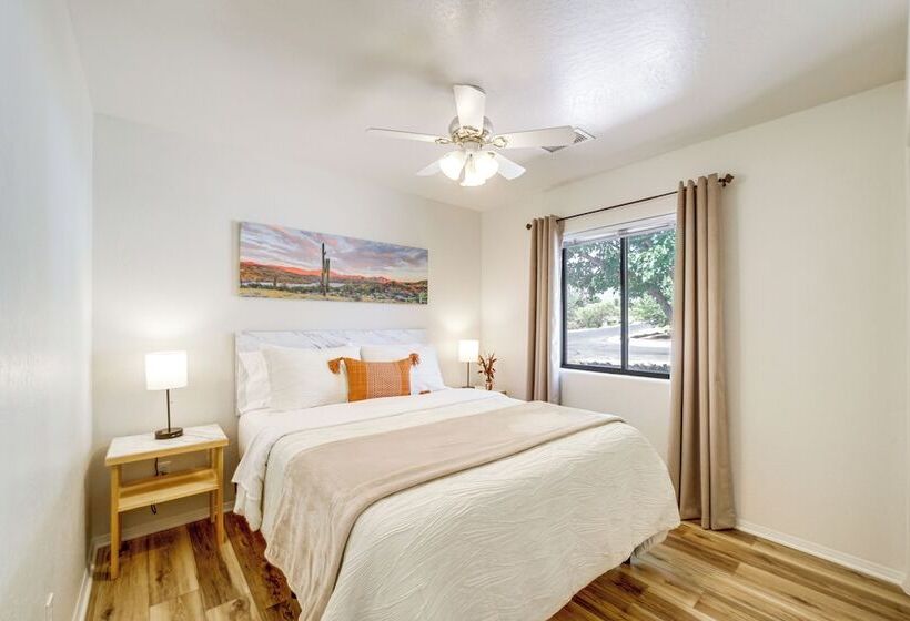 3 Mi To Old Town Cottonwood: Quiet Home W/ Patio