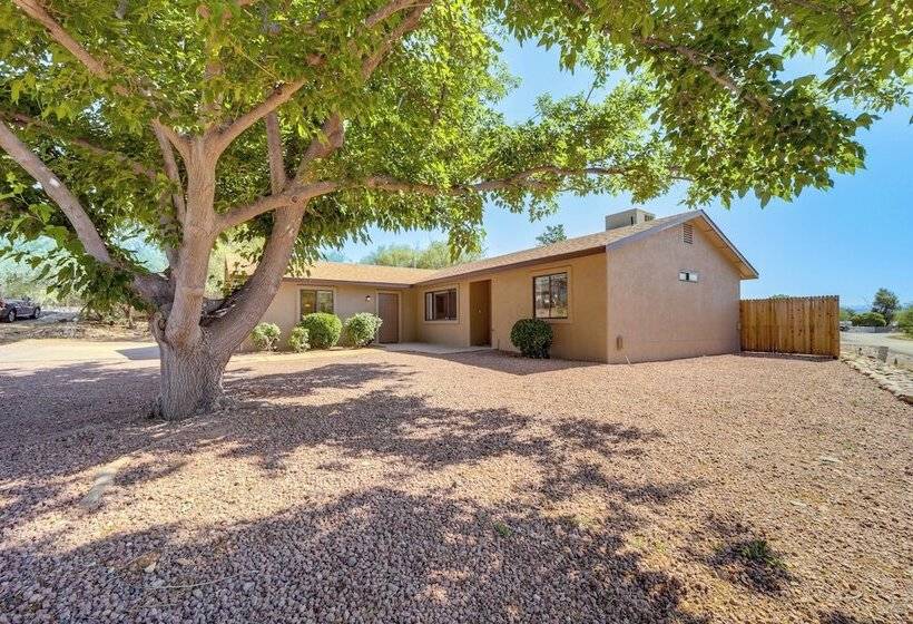 3 Mi To Old Town Cottonwood: Quiet Home W/ Patio