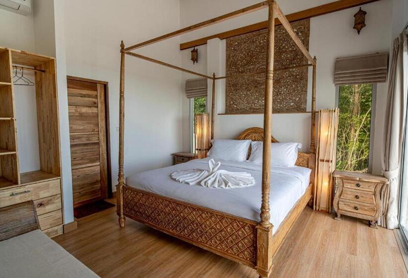 بنسيون 2br Modern Balinese Pool & Sea View Villa #9