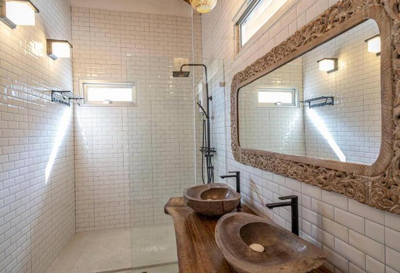 פנסיון 2br Modern Balinese Pool & Sea View Villa #9