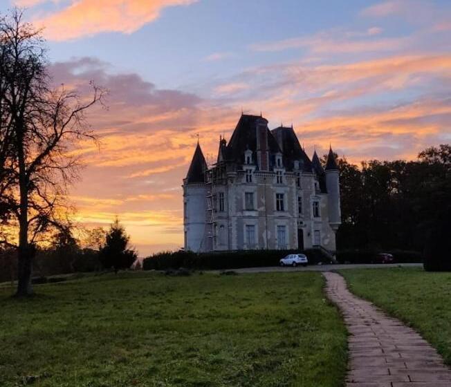 민박 Château De Beauchamp En Sarthe