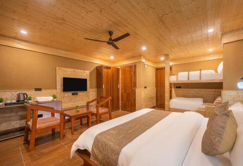 فندق The Green Trails Kufri I Family Accomodation I Valley & Mountain View I By Exotic Stays