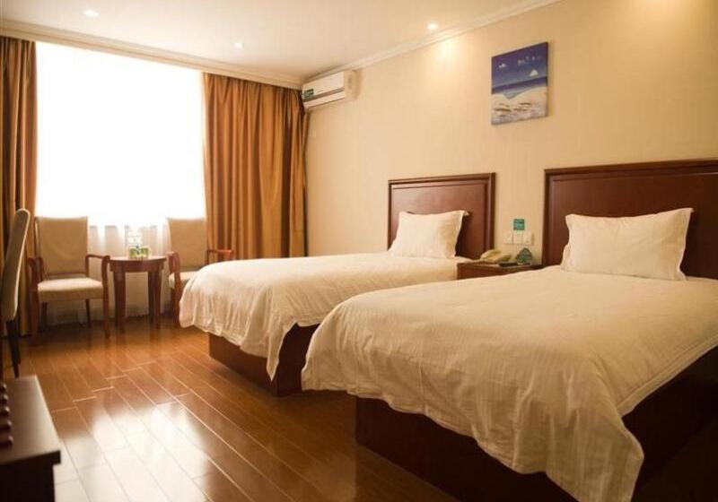 ホテル Greentree Inn Zibo Liuquan Road Walmart Square Express