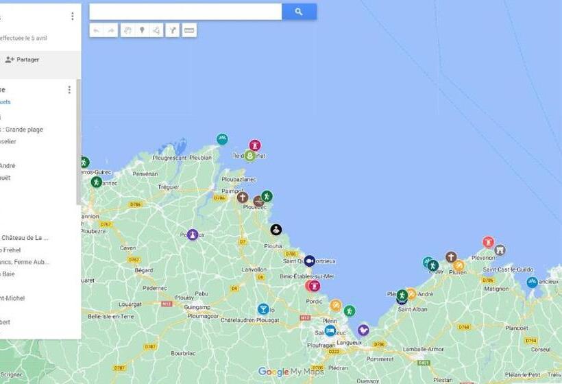 تختخواب و صبحانه L Escale Fleurie à Saint Brieuc