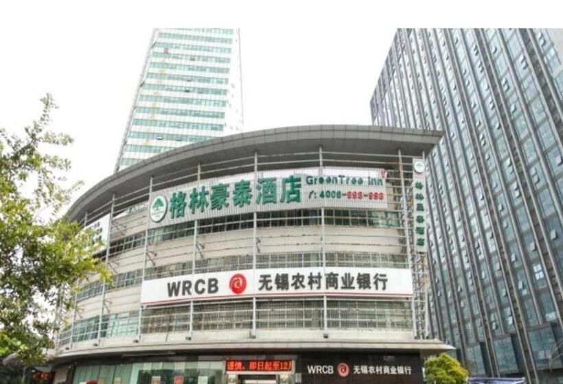 호텔 Greentree Inn Jiangsu Wuxi Binhu Taihu Pearl Development Mansion Business