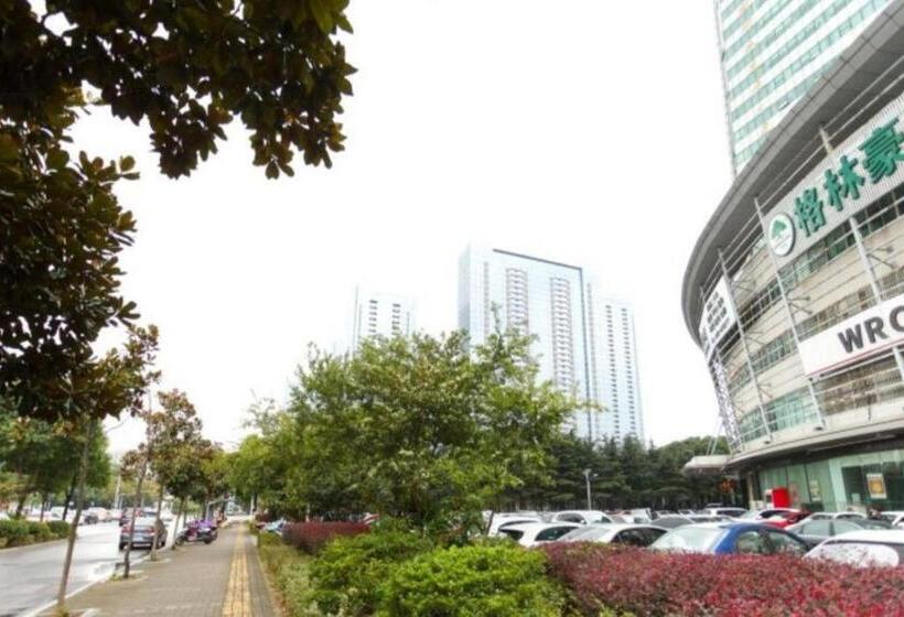 호텔 Greentree Inn Jiangsu Wuxi Binhu Taihu Pearl Development Mansion Business