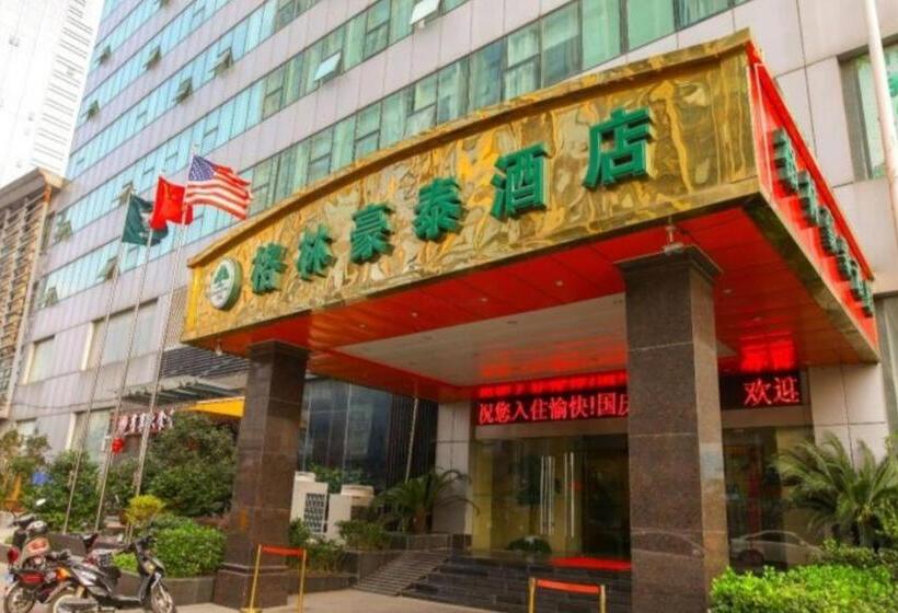 호텔 Greentree Inn Jiangsu Wuxi Binhu Taihu Pearl Development Mansion Business