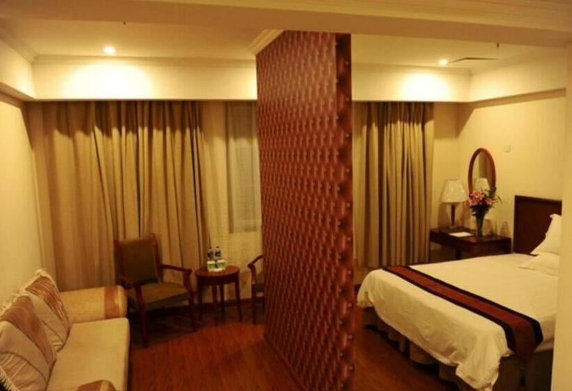 호텔 Greentree Inn Jiangsu Wuxi Binhu Taihu Pearl Development Mansion Business