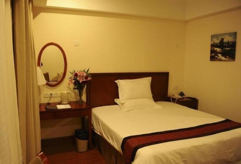 호텔 Greentree Inn Jiangsu Wuxi Binhu Taihu Pearl Development Mansion Business