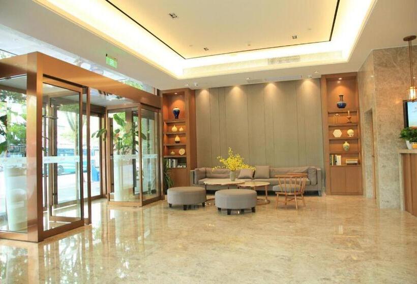 호텔 Home Inn Plus Shanghai Middle Ring Jinshajiang Road Fengzhuang Metro Station