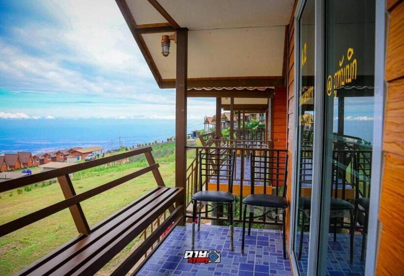 酒店 Baan Phak Plaithang At Phu Thap Buek