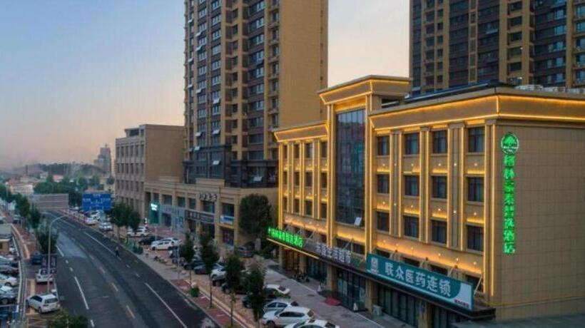 בית מלון כפרי Green Tree Inn Express Heze University Town