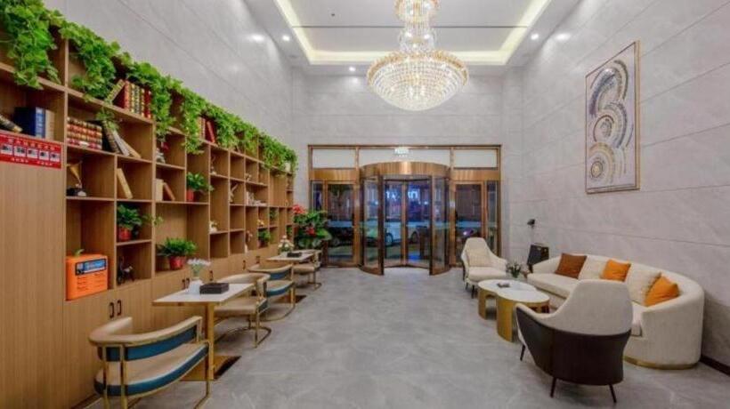 בית מלון כפרי Green Tree Inn Express Heze University Town