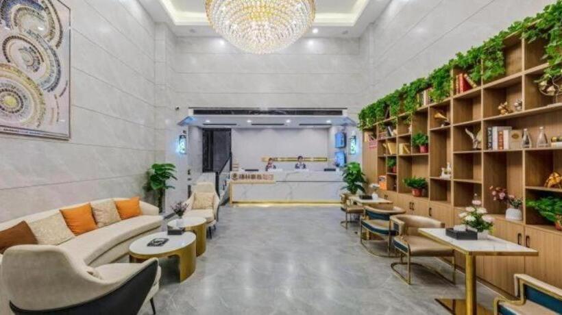 בית מלון כפרי Green Tree Inn Express Heze University Town