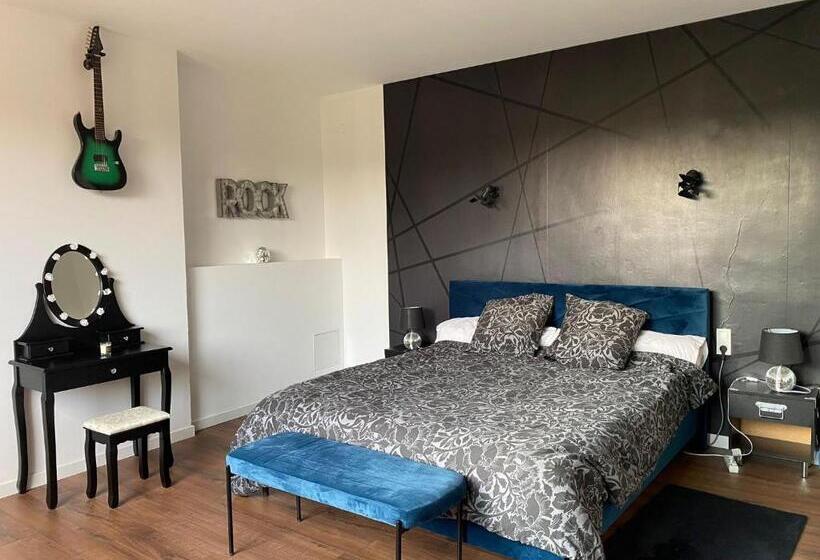 펜션 La Fermette Chambre Rock! De 45m2 Avec Lit King Size Proche D Arras