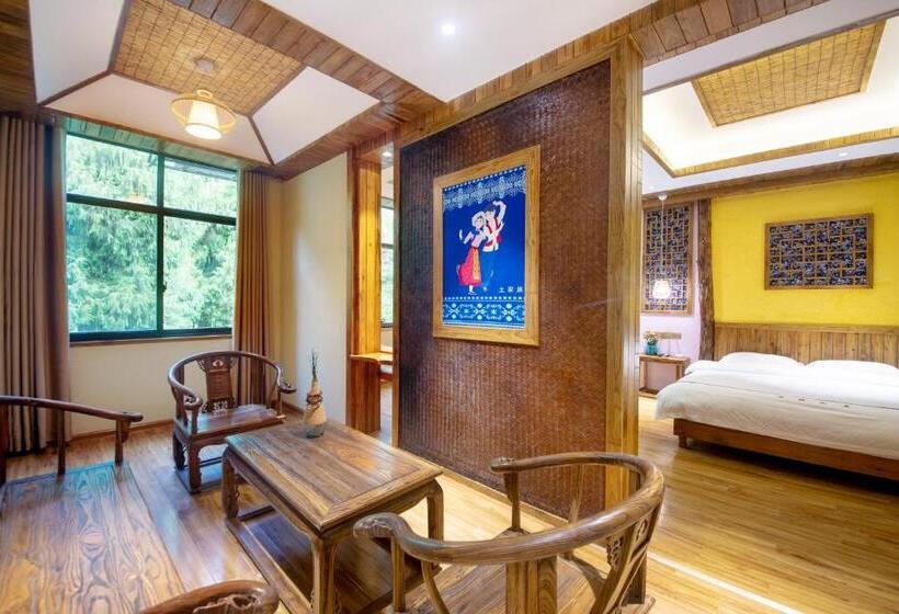 בית מלון כפרי Hongfu Villa   Zhangjiajie National Forest Park West Gate