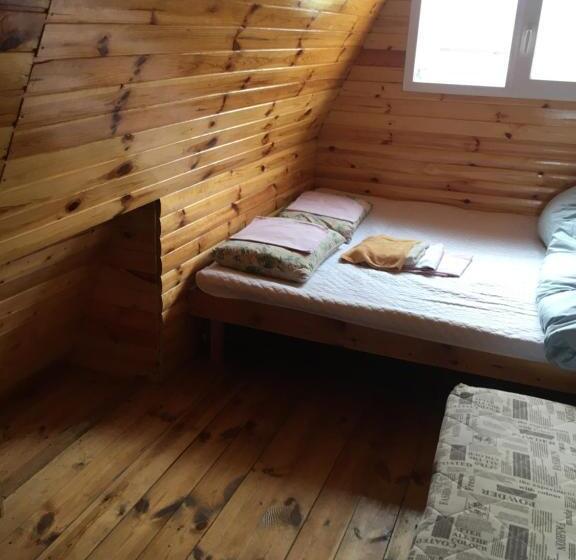 هاستل номера в деревянных домиках