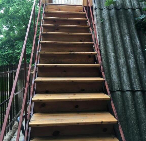 هاستل номера в деревянных домиках