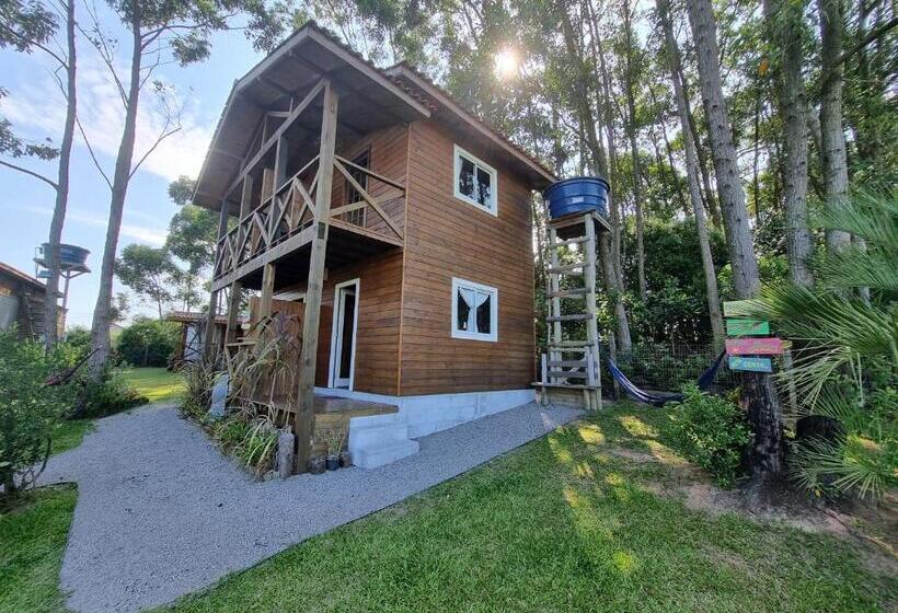 ユースホステル Pousada Rosa Shanti, Café Da Manhã Opcional, Apenas 4 Cabanas, Piscina, Estacionamento Privativo, ár