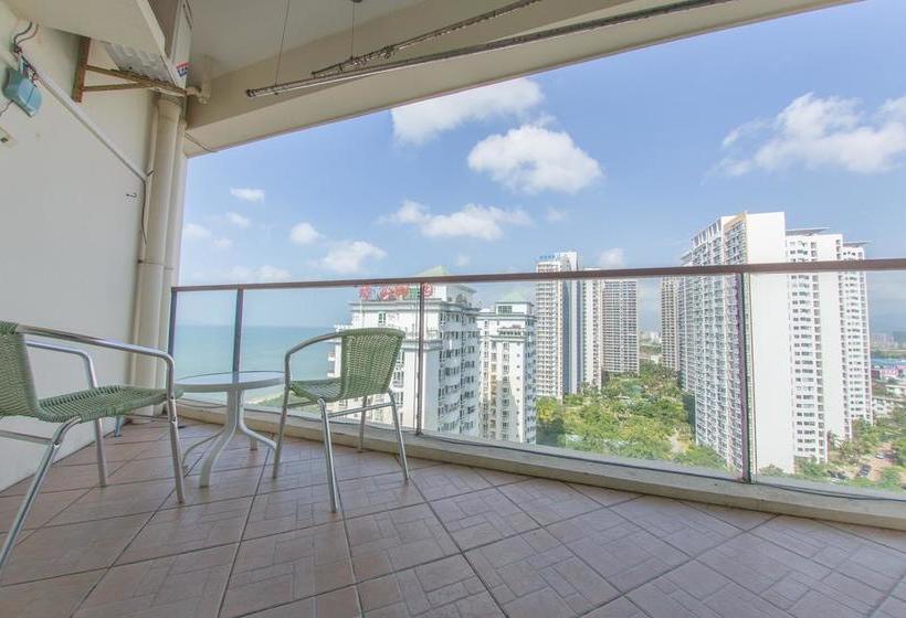 בית מלון כפרי Sanya Fang Jie Seaview Apartment