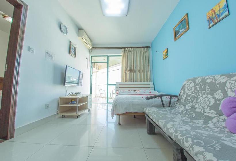 בית מלון כפרי Sanya Fang Jie Seaview Apartment