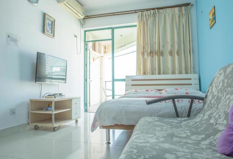 בית מלון כפרי Sanya Fang Jie Seaview Apartment