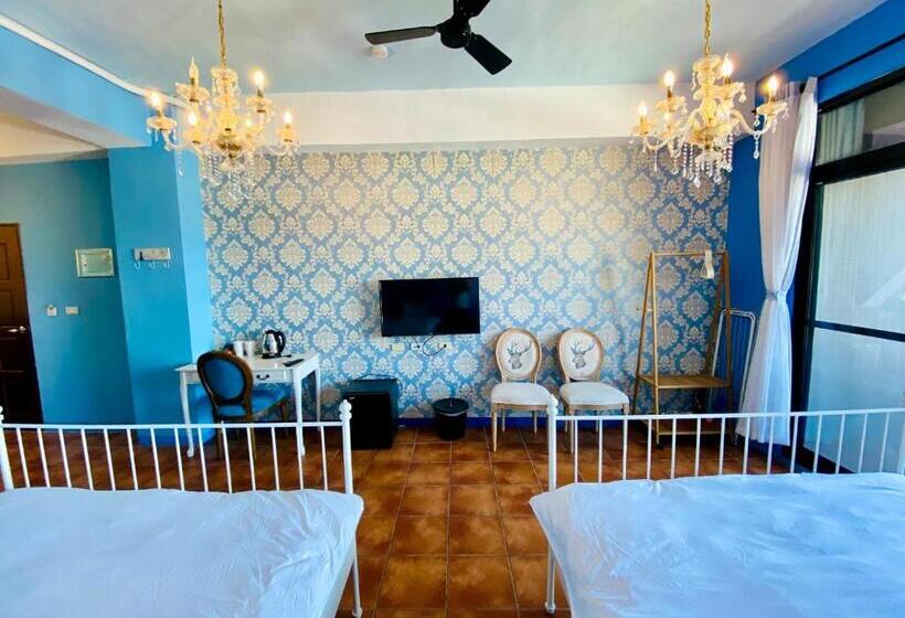 تختخواب و صبحانه 綠島寧靜海潛水 城堡館 Twinkleocean Diving Hostel