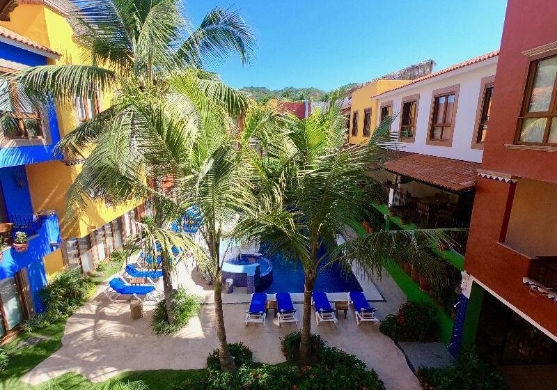 בית מלון כפרי Casa Lotería  Pueblito Sayulita  Colorful, Family And Relax Experience With Private Parking And Pool