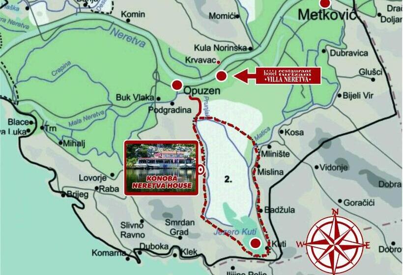 ホテル Villa Neretva   Metković