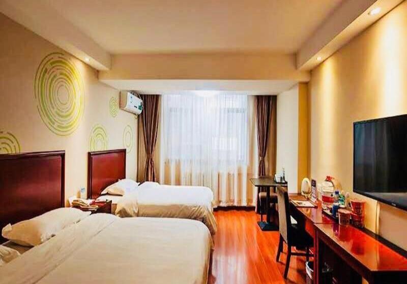 בית מלון כפרי Greentree Inn Shandong Zaozhuang Tengzhou Jiefang Road Business