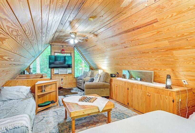 Patio & Fire Pit: Charming Cabin In Roaring Gap!