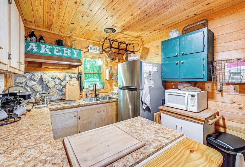 Patio & Fire Pit: Charming Cabin In Roaring Gap!