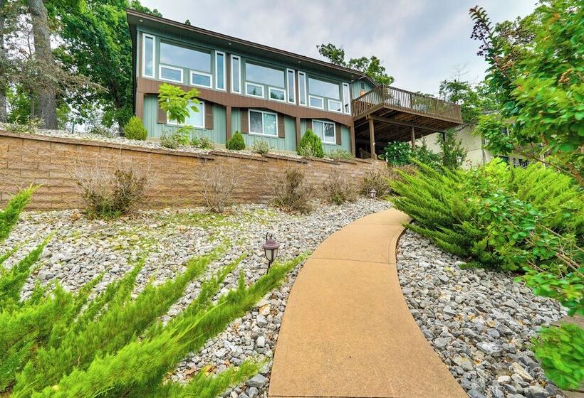 Large Lake Of The Ozarks Home: Deck, Dock & Views